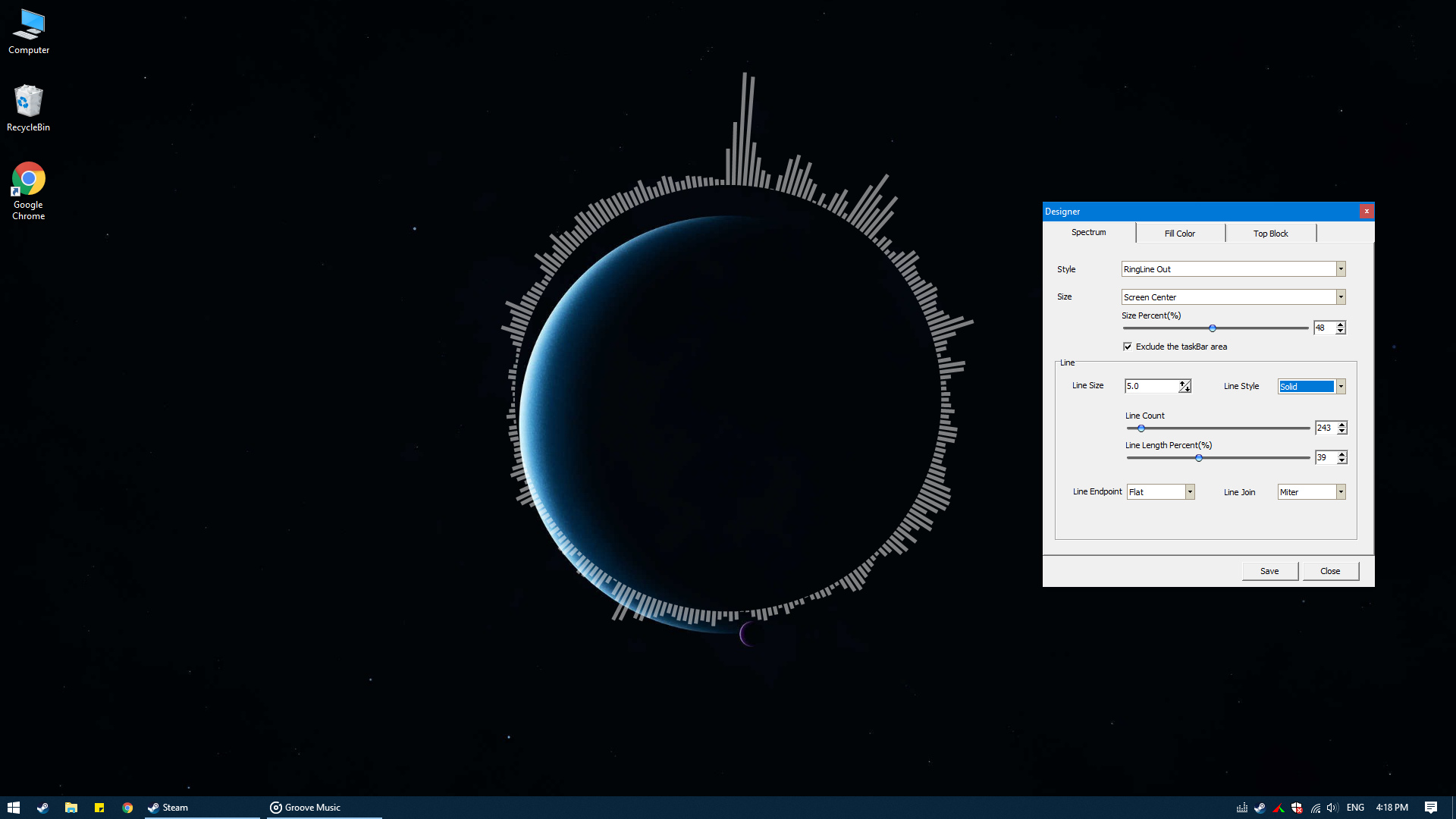 Desktop Audio Visualizer on Steam