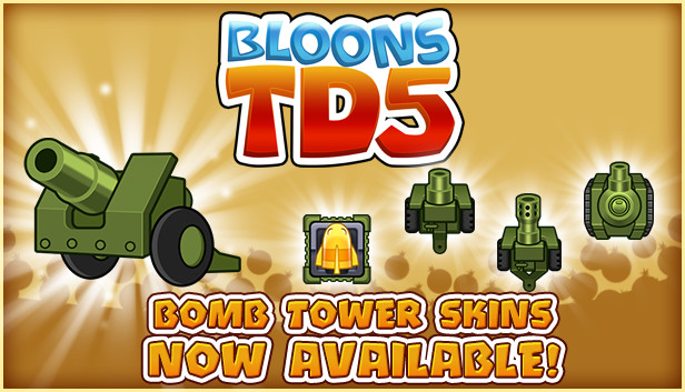 Bloons TD 5 - Military Bomb Tower Skin Steam capsule image