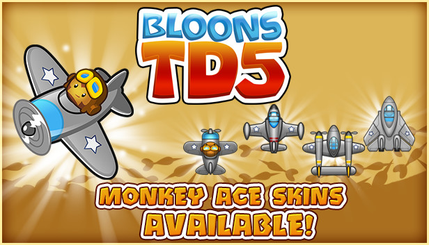 Bloons TD 5 - Top Gun Monkey Ace Skin Steam capsule image