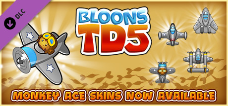 Bloons TD 5 - Top Gun Monkey Ace Skin