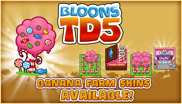 Bloons TD 5 - Candy Banana Farm Skin Steam capsule image