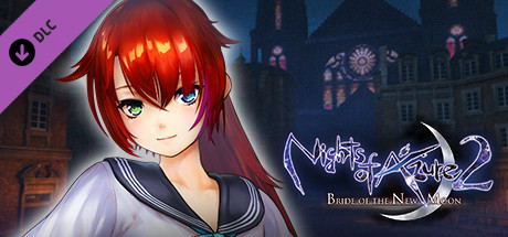Nights of Azure 2: Bonus Costume, Blue High School Uniform header