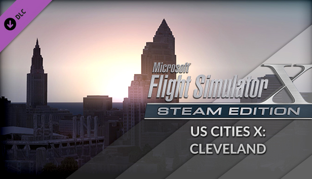 FSX Steam Edition: US Cities X: Cleveland Add-On Steam capsule image