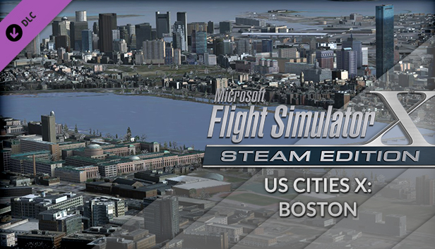FSX Steam Edition: US Cities X: Boston Add-On Steam capsule image