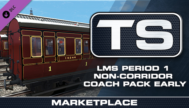 TS Marketplace: LMS Period 1 Non-Corridor Coach Pack Early Add-On Steam capsule image