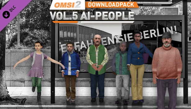 OMSI 2 Add-on Downloadpack Vol. 5 – KI-Menschen Steam capsule image