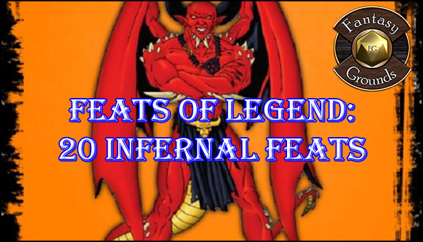Fantasy Grounds - Feats of Legend: 20 Infernal Feats (PFRPG) Steam capsule image