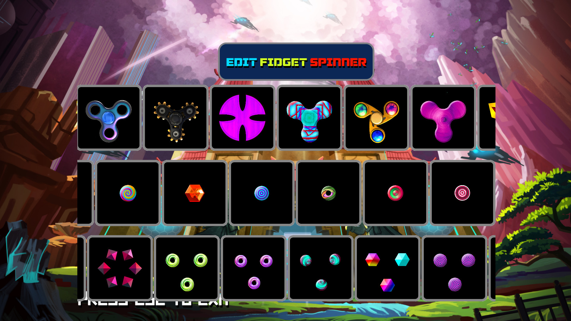 Spinning simulator. Игра Fidget's. Fidget Spinner game about nature.