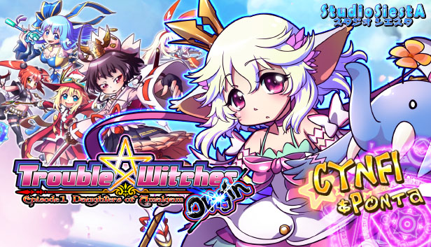 Trouble Witches Origin,additional character : Cynfi Steam capsule image