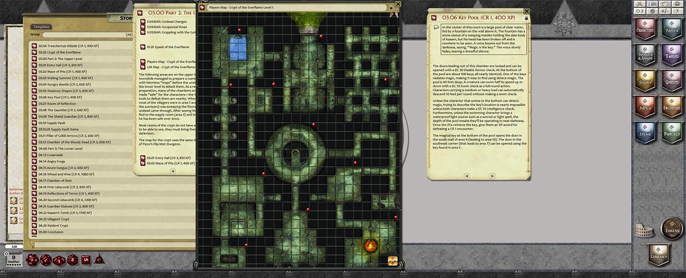 Crypt Of The Everflame Map Fantasy Grounds - Pathfinder Rpg - Crypt Of The Everflame (Pfrpg) (App  716990) · Steamdb