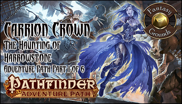 Fantasy Grounds - Pathfinder RPG - Carrion Crown AP 1: The Haunting of Harrowstone (PFRPG) Steam capsule image