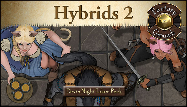 Fantasy Grounds - Token Pack 93: Hybrids 2 (Token Pack) Steam capsule image