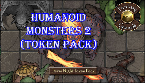 Fantasy Grounds - Token Pack 95: Humanoid Monsters 2 (Token Pack) Steam capsule image