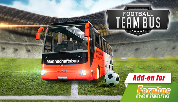 Fernbus Simulator - Fußball Mannschaftsbus Steam capsule image