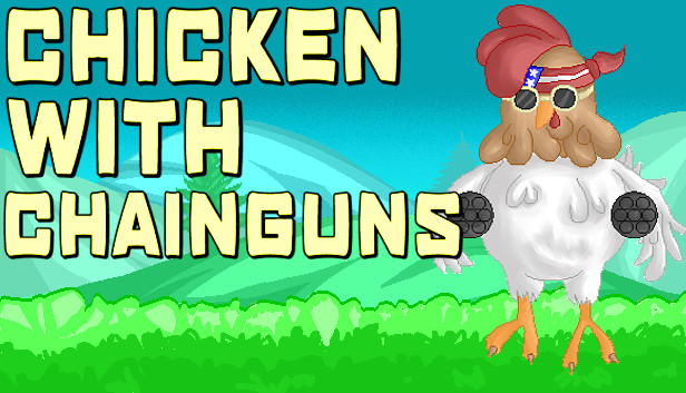 Chicken with Chainguns Steam capsule image
