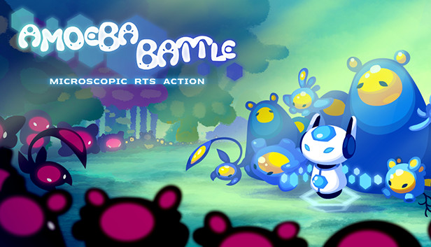 Amoeba Battle: Microscopic RTS Action Steam capsule image