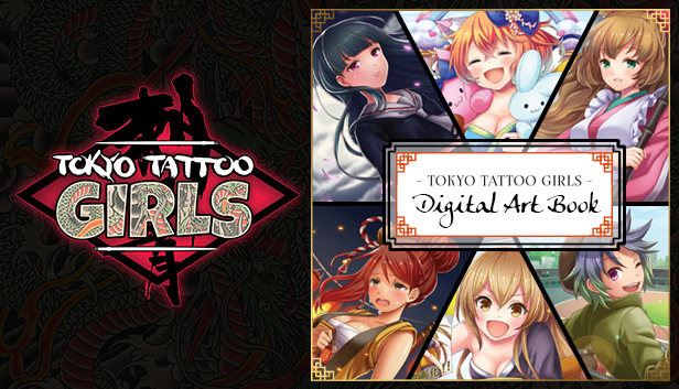 Tokyo Tattoo Girls - Digital Art Book Steam capsule image