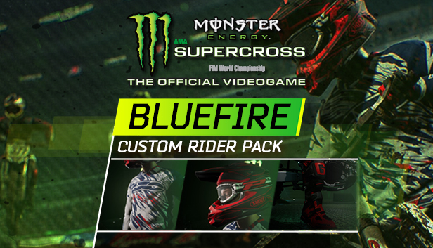 Monster Energy Supercross - Bluefire Custom Rider Pack Steam capsule image