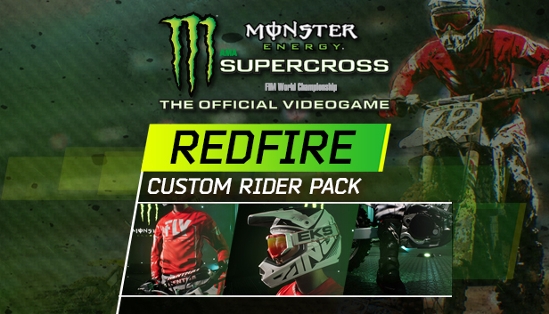 Monster Energy Supercross - Redfire Custom Rider Pack Steam capsule image