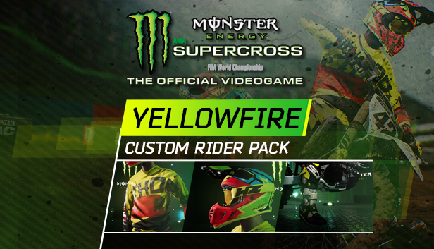 Monster Energy Supercross - Yellowfire Custom Rider Pack Steam capsule image