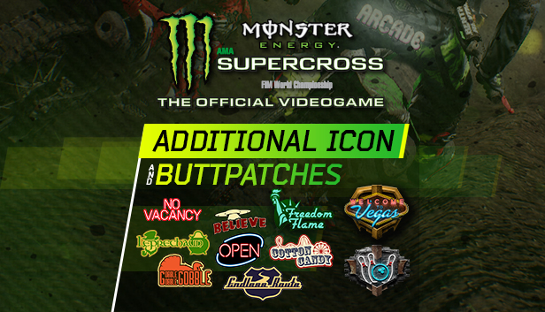 Monster Energy Supercross - Additional Icons & Buttpatches Steam capsule image
