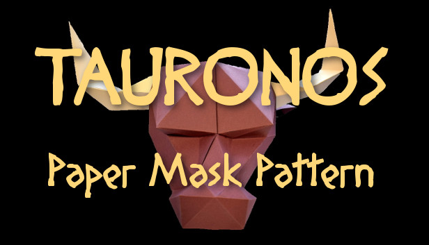 TAURONOS - Minotaur Paper Mask Pattern Steam capsule image