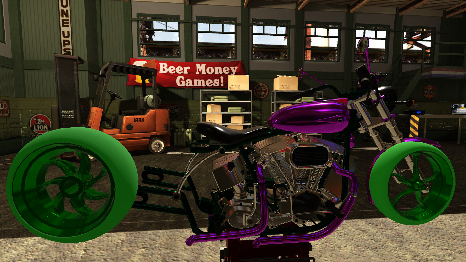 Intact Kangoeroe Wreed Motorbike Garage Mechanic Simulator on Steam