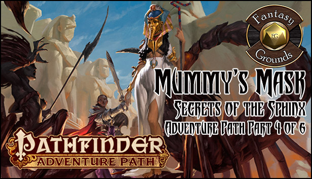 Fantasy Grounds - Pathfinder RPG - Mummy's Mask AP 4: Secrets of the Sphinx (PFRPG) Steam capsule image