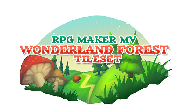 RPG Maker MV - Wonderland Forest Tileset Steam capsule image