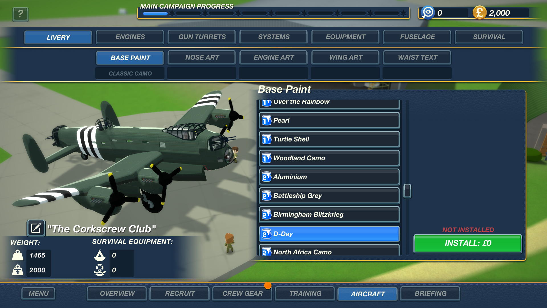 Bomber Crew Skin Pack 2 su Steam