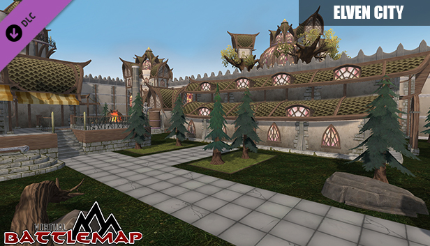 Virtual Battlemap DLC - Elven City Steam capsule image
