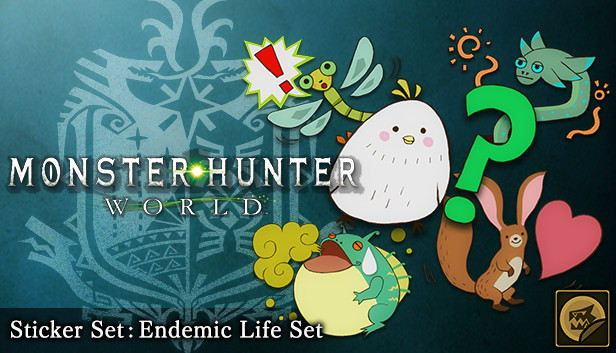 Monster Hunter: World - Sticker Set: Endemic Life Set Steam capsule image