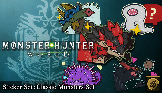 Monster Hunter: World - Sticker Set: Classic Monsters Set Steam capsule image