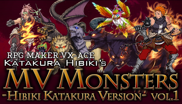 RPG Maker VX Ace - MV Monsters HIBIKI KATAKURA ver Vol.1 Steam capsule image