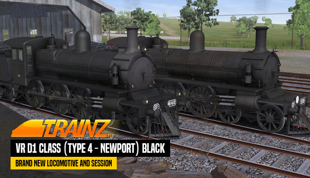 TANE DLC - Victorian Railways D1 Class (Type 4 - Newport) Black Steam capsule image