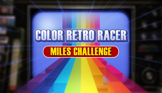 FIRST STEAM GAME VHS - COLOR RETRO RACER : MILES CHALLENGE Steam capsule image