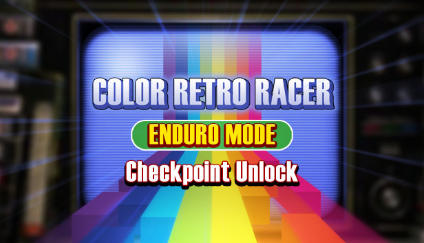 COLOR RETRO RACER : ENDURO MODE *Checkpoint Unlock* Steam capsule image