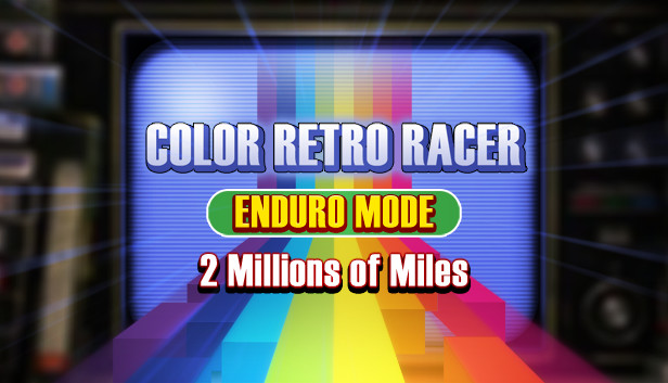 COLOR RETRO RACER : ENDURO MODE *2 Millions of Miles* Steam capsule image