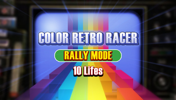 COLOR RETRO RACER : RALLY MODE *10 Lifes* Steam capsule image