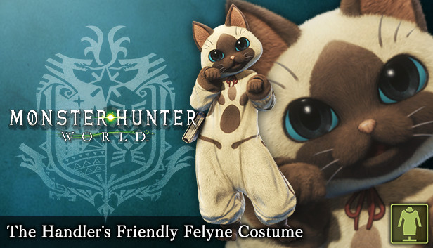 Monster Hunter: World - The Handler's Friendly Felyne Costume Steam capsule image