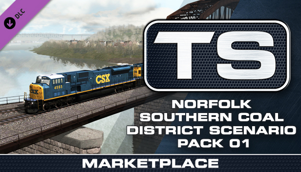 TS Marketplace: Norfolk Southern Coal District Scenario Pack 01 Add-On Steam capsule image