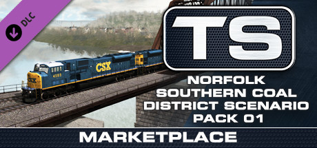 TS Marketplace: Norfolk Southern Coal District Scenario Pack 01 Add-On header image