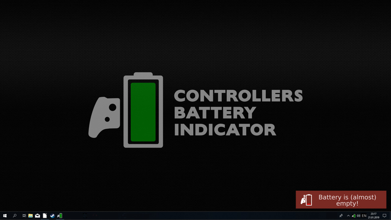 Controllers Battery Indicator on Steam