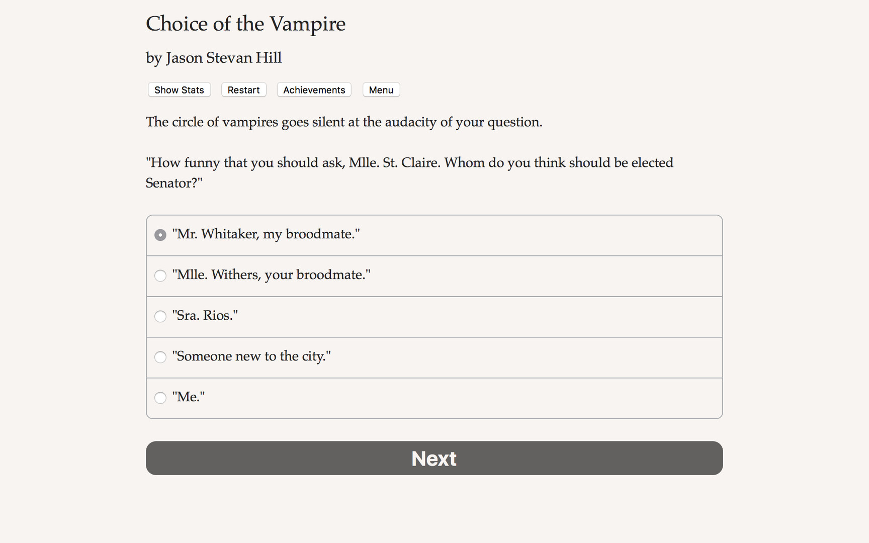 Choice of the Vampire: Um antigo modo de jogar RPG - Arkade