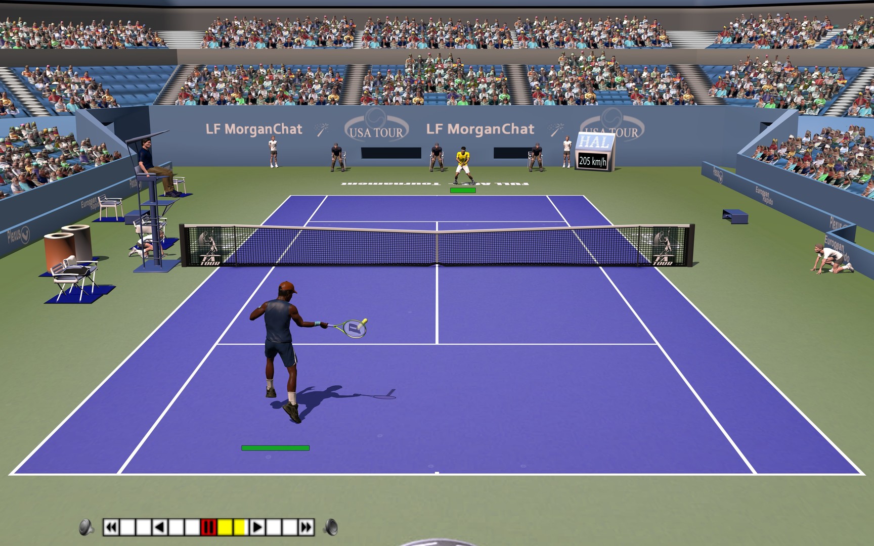 tennis simulator online