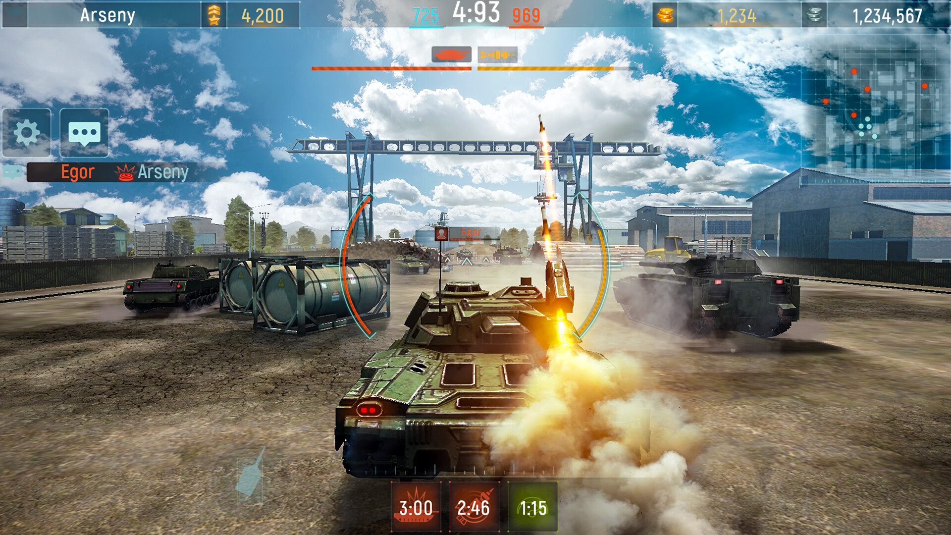 Modern Tanks: War Tank Játékok a Steamen