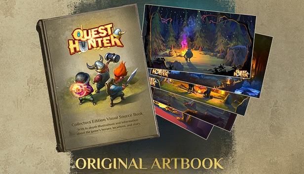 Quest Hunter: Original Artbook Steam capsule image