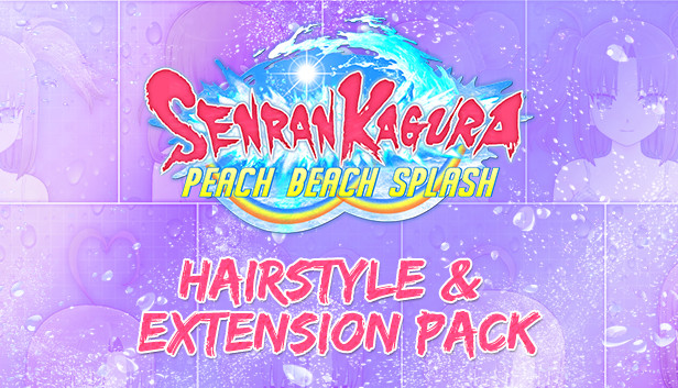 SENRAN KAGURA Peach Beach Splash - Hairstyle and Extension Pack Steam capsule image