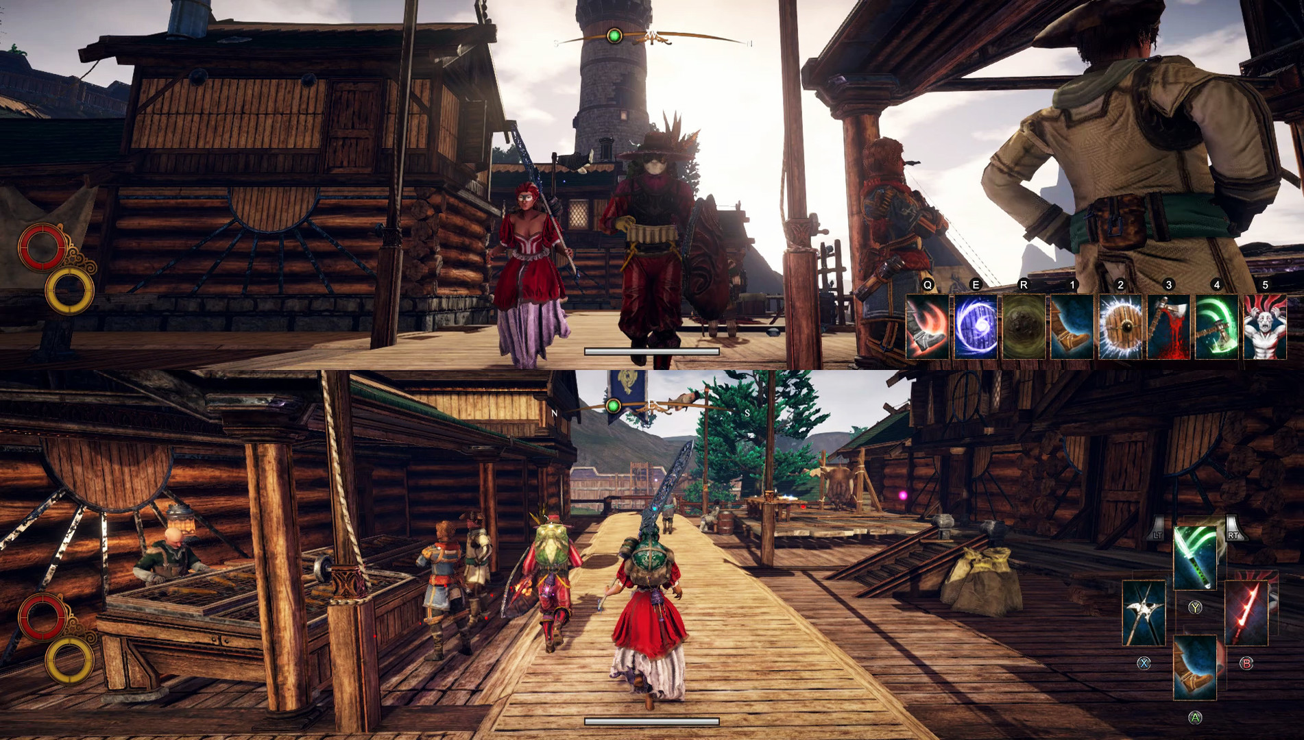 Steam games to play with your partner: Outward screenshot on PC