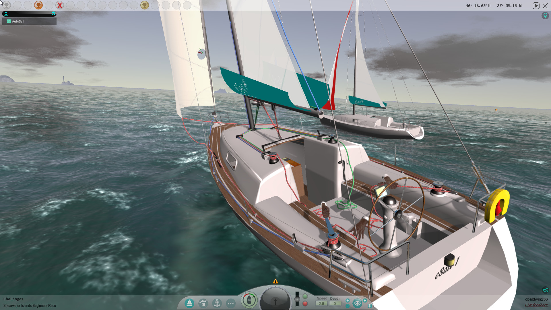eSail Sailing Simulator no Steam